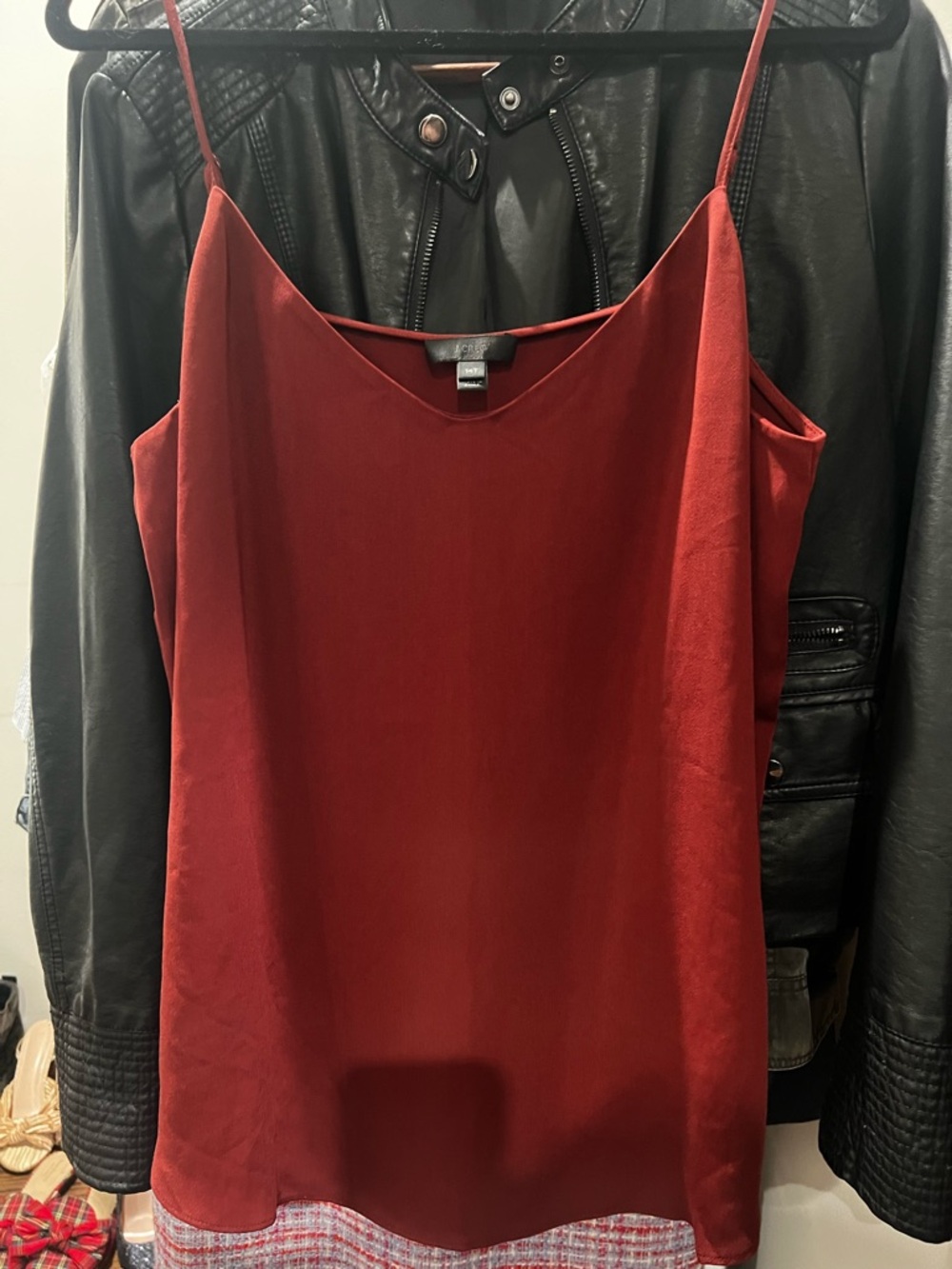 J Crew Women's Red Cami Top 14T